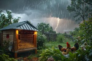 Protégez vos animaux de basse-cour pendant un orage