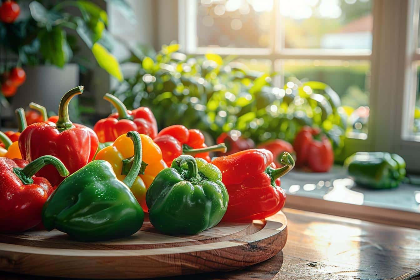 Comment les poivrons verts deviennent rouges ?